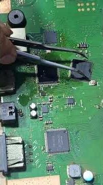 Mengganti IC hdmi ps3 #repair #playstation #ps3slim