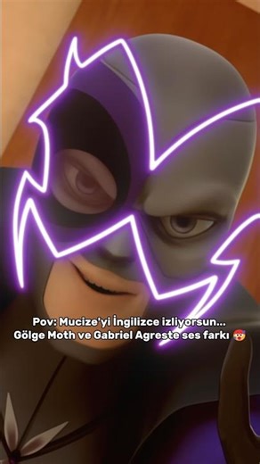 Shadow Moth and Gabriel Agreste vocal difference 🥵 #miraculous #miraculousladybug #gabrielagreste...