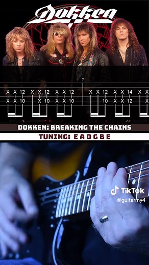 Mastering the 'Breaking the Chains' Guitar Riff: Dokken Tab Included