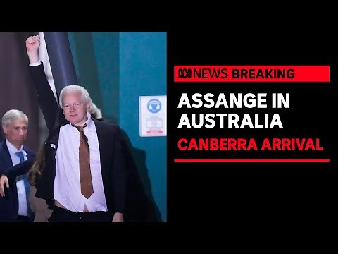 Julian Assange lands in Australia a free man | ABC News