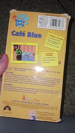 Blue's Clues: Cafe Blue 2001 VHS Review