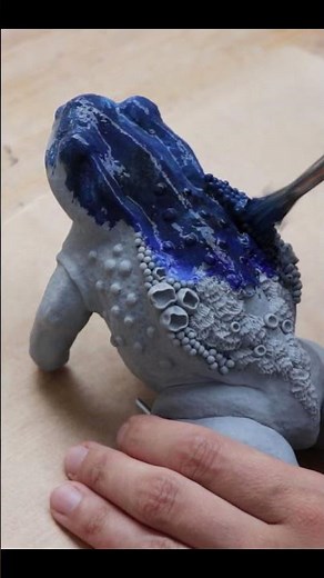 ASMR - Sculpting & Painting a Galaxy Toad
