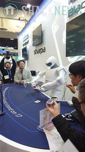 Robot Blackjack Dealer #Tech #robotics #robot #AI #robots #ces