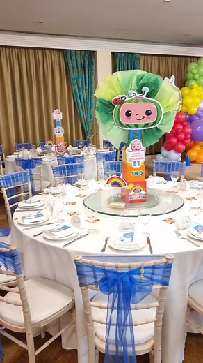 Cocomelon Party Table Setup & Centerpieces | Kids Birthday Decor