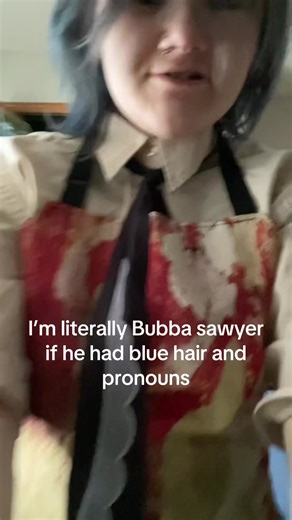 Bubba Sawyer Reimagined with Blue Hair