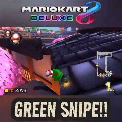 GREEN SHELL OF DELIGHT (Mario Kart 8 Deluxe) #nintendo #switch #mariokart #mk