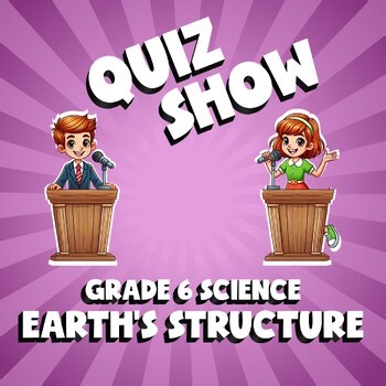 Earth’s Structure QUIZ SHOW Science Game - No Prep Grade 6 Review
