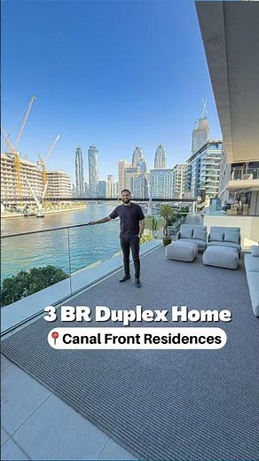 3 Bedroom Duplex Apartment In Canal Front Residences Al Wasl Dubai For Sale