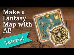 Create Fantasy Maps with AI (Free and Easy) - Stable Diffusion + Photoshop Tutorial 2022