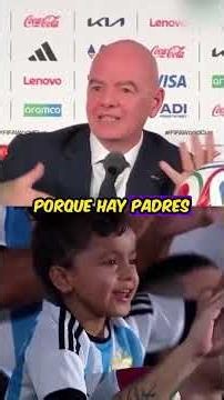 Infantino said it's important that Messi plays in this World Cup