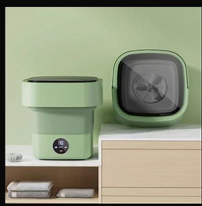 [Hot Item] Household Small Folding Washing Machine/8-Liter/Multifunctional Portable Mini Washing Machine
