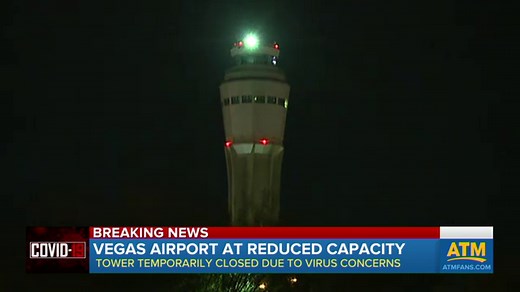 Las Vegas airport tower shuts down amid COVID-19 concerns