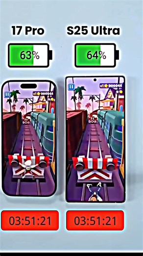 iPhone vs Samsung: Battery Ka Mahayudh! ⚡🔋#short#shortvideo