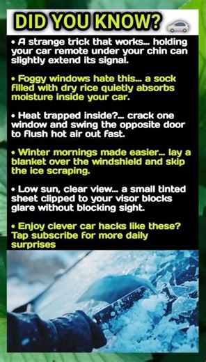 Car Tricks You’ll Wish You Knew Sooner 🚗😳