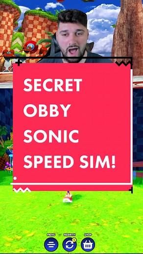 Secret Unreleased Obby in Sonic Speed Simulator?!