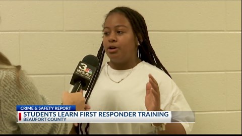 Students at Whale Branch Early College High School learn important lifesaving training
