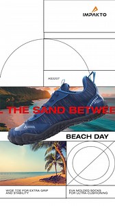 Sand, sun, and stability—Impakto’s barefoot rooted men’s gym shoes are your perfect beach day buddy! With a wide toe for extra grip and EVA-molded socks for ultra cushioning, your feet will thank you for keeping your shoes on! [ IMPAKTO , IMPAKTO Men's shoe , IMPAKTO sneakers , Trending Sneakers , Men's sneakers , Genz sneakers , Sneaker Head , Sneaker Fanatic , Sneaker Goals , Fashionable Sneakers , Comfortable Shoes ,Fashionable Sneaker , Beach Day ] #Impaktosneakers #IMPAKTO #impaktokicks #im