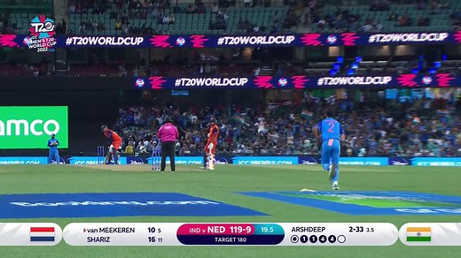 A commanding performance from India against Netherlands in Sydney 💪 #T20WorldCup | #NEDvIND | ICC - International Cricket Council