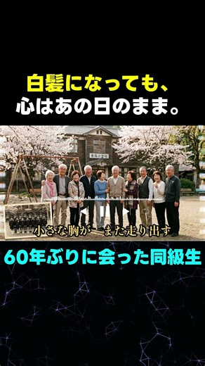 白髪になっても、心は小学生｜60年ぶりに会った同級生 #昭和歌謡 #演歌