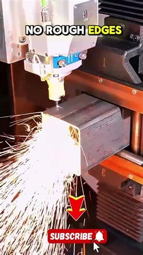 ⚡ The Power of Laser CNC Cutting!#cnc #machine #cncmill #usa #engineering