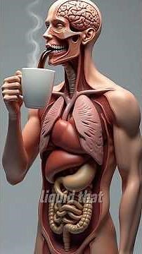 Caffeine Effects on Brain and Body #medicalanimation #nutrition #science #energy #facts #health