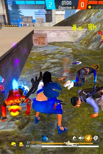 CS Rank 🔥 1v3 🤯 In Pistol 🔫🔥 Noob Player 💗☺️ #equipou #garenafreefiremax