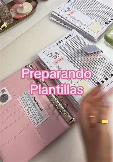 Plantillas que imprimí para mi Journal persona 🥰 #asmrsounds #bulletjournal #agendapersonalizada