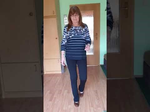 Eighteen Wheels And A Dozen Roses - beginner home line dance - die Schritte und mit Musik