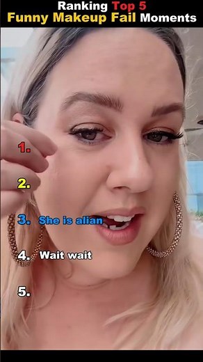 😂 Top 5 Funniest Makeup Fails Ever! 🤣 Makeup Gone Wrong #Shorts