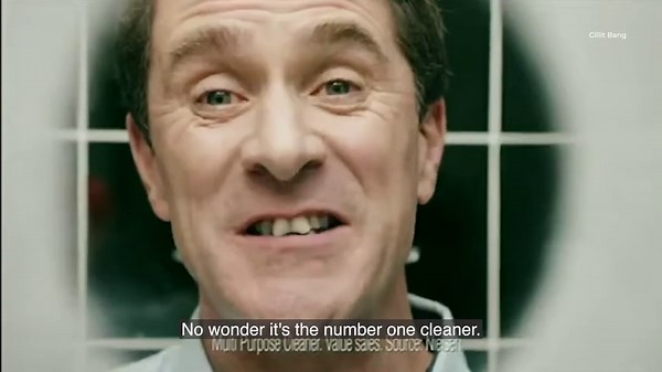 Barry Scott appears in the iconic Cillit Bang advert with his famous catchphrase