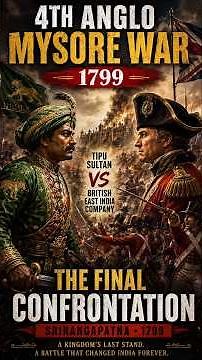 Fourth Anglo-Mysore War: The Fall of Tipu Sultan ⚔️ | 1799