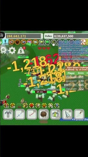 Completing Round 18 on Retro Swarm Challenge! #bss #beeswarmsimulator #roblox