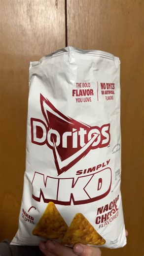 TRYING DORITOS SIMPLY NKD NACHO CHEESE