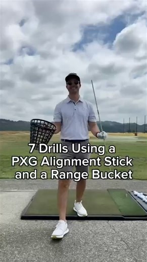 Hot take: Most golfers who own alignment sticks don't use them enough 💯 Thankfully, Keith Bennett – A 2025 Golf Digest Best Young Teacher – comes in clutch with these 7 drills to add to your practice regimen. Don't have your own sticks? We got you 👉 Tap the shop. | PXG