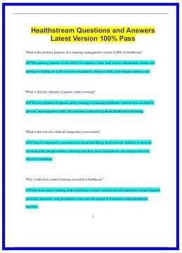 Healthstream Questions and Answers Latest Version 100 Pass1653 636x882