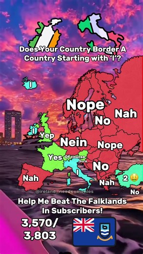 Does Your Country Border A Country Starting With ‘i’?