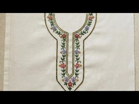 Kashmiri Embroidery Neck Design 