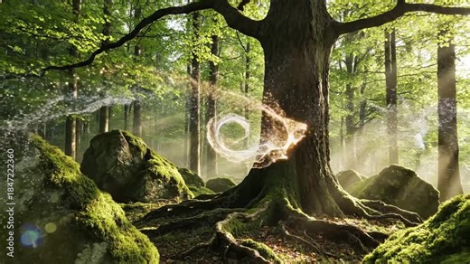 Golden Trail Swirl with controlled particle trail swirl around effect ad_ready green screen particle trails style featuring particle