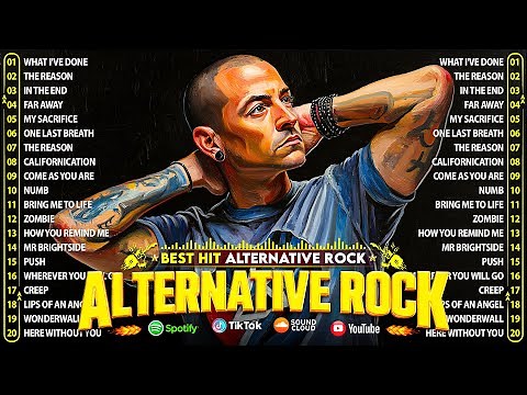 Creed, Linkin Park, The Calling, Nickelback, Green Day, Daughtry🎶Alternative Rock 2000s Hits Mix