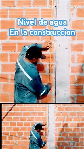 uso del nivel de agua en la construcción p/2 #construction #mantenimientos #albañileria