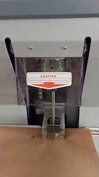 Binding machine working video for a maximum binding thickness of 8 cm