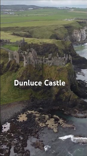 Dunluce Castle & Wishing Arch from Above | Breathtaking Drone Footage from Northern Ireland