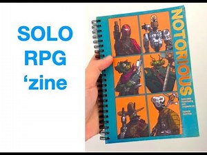Notorious Solo RPG zine