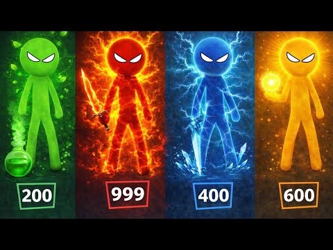 Stickman BEST MINI GAMES Tournament - Stickman Party 1 2 3 4 Player 2026