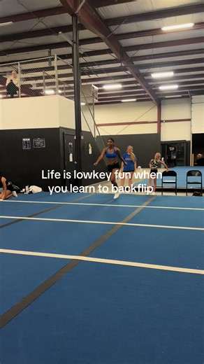 I think everyone should learn to do a backflip #cheer #tumbling #relatable #football #fyp