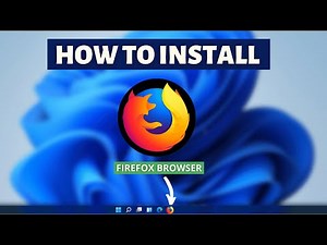 How to install Firefox on Windows 11, 10 - Mozilla Firefox Browser Installation Tutorial
