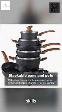 Kitchen Academy Induction Cookware Set: Unleash Your Inner Chef! 🍳✨🚀