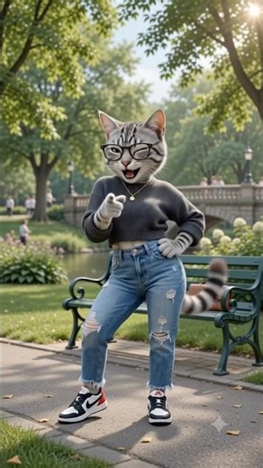 🐱 Cat Dancing to “Dai Dai” 😂 | Funniest Animated Cat Dance #viral short # viral ai #trending