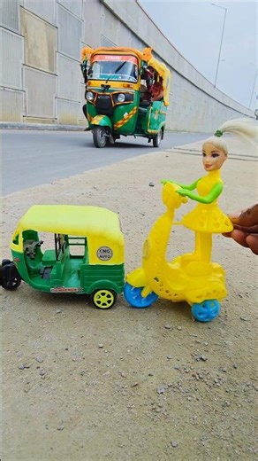 Remote Control Scooty Girl And Monkey Scooter Unboxing And Testing Short 🔥