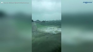 32K views · 119 reactions | NOAA advisory warns of "life-threatening" storm surges, which will potentially raise water levels by as much as 18 to 23 feet above normal tide levels in some areas of Grand Bahama Island. | MEAWW | Facebook
